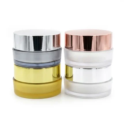 kemasan pot jar kosmetik bentuk silinder bahan akrilik premium