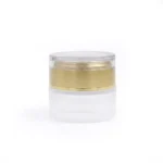 kemasan pot kosmetik bahan kaca frosted