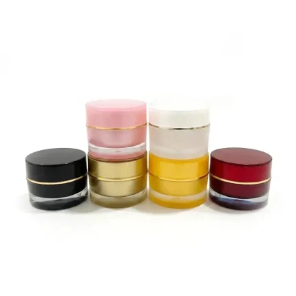 kemasan pot kosmetik bentuk silinder ukuran kecil