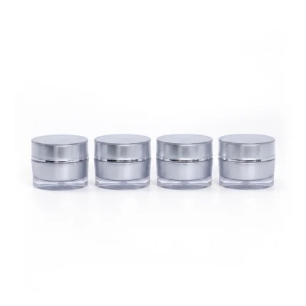 kemasan pot kosmetik transparan ukuran kecil