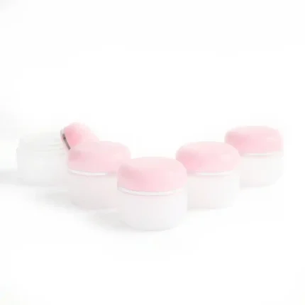 kemasan pot kosmetik ukuran kecil bentuk silinder
