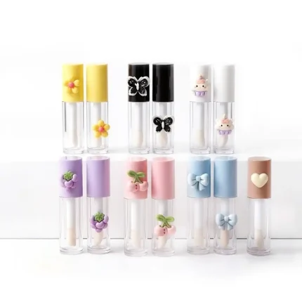 kemasan tube lip cream satu sisi dengan aplikator tebal
