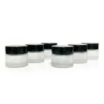 pot kosmetik bahan kaca frosted premium