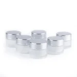 pot kosmetik premium bahan kaca frosted