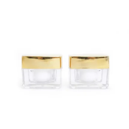 POT ACRYLIC SQUARE GOLD