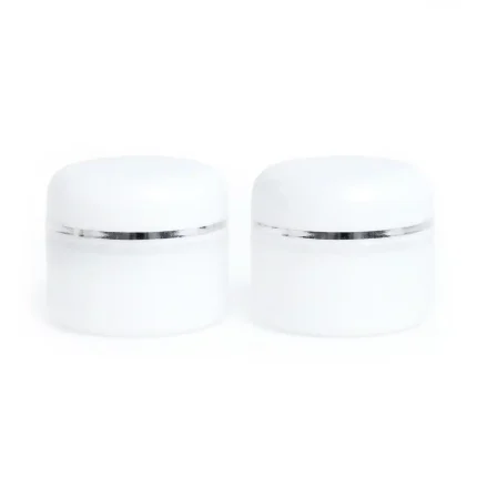 POT PP 15 GR PUTIH-PUTIH LIST SILVER