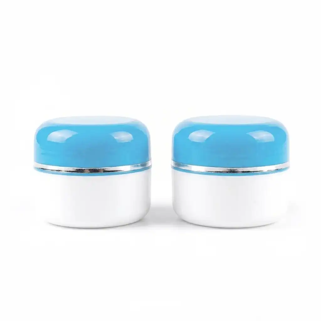 POT PP 15GR BIRU MUDA - PUTIH POT PP 15GR BIRU MUDA - PUTIH