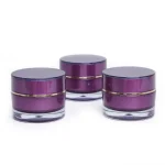 kemasan POT ACRYLIC UNGU varian warna ungu metalik