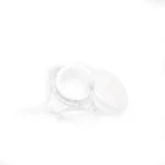 kemasan POT DIAMOND varian warna bening transparan dengan cap silver ukuran 10 gram