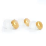 kemasan POT PP 15 GR GOLD - PUTIH varian warna putih dengan aksen gold ukuran 15 gram