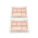 kemasan eyeshadow bentuk kotak kecil dengan lima kompartemen