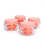 kemasan jar kosmetik bahan akrilik premium model apel bulat