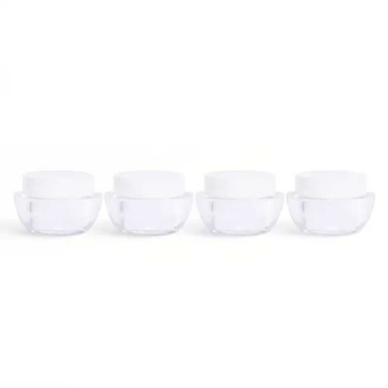 kemasan jar kosmetik ukuran kecil bahan acrylik premium transparan