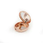 kemasan kosmetik COMPACT CASE RY-1187 varian warna rose gold metalik