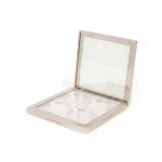 kemasan kosmetik EYESHADOW CASE RY-2029-1 varian warna champagne gold dengan cap transparan