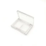 kemasan kosmetik EYESHADOW CASE RY-2365 2 COLORS varian warna pink transparan