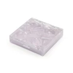 kemasan kosmetik EYESHADOW CASE RY-2382 varian warna ungu lavender dengan cap transparan