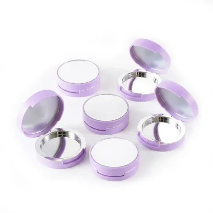 kemasan kosmetik cushion compact bentuk silinder bulat ukuran kecil