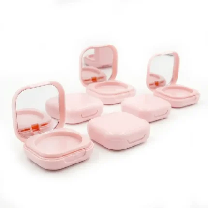 kemasan kosmetik cushion compact ukuran kecil bentuk kotak rounded