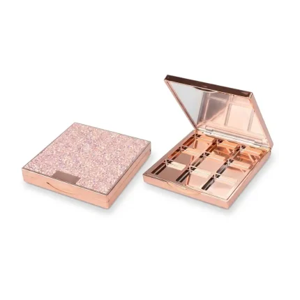 kemasan kosmetik eyebrow premium sembilan kompartemen