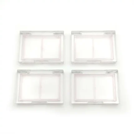 kemasan kosmetik eyeshadow ukuran kecil bentuk persegi panjang