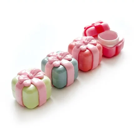 kemasan lip gloss ukuran 5 gram motif kado lucu