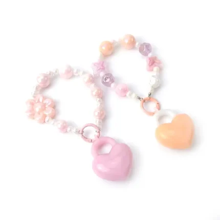 kemasan lipgloss LIP CHAIN M258-2 ukuran 1 gram bentuk hati lucu