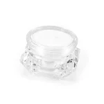 kemasan pot jar kosmetik bahan akrilik motif berlian mewah ukuran 15 gram