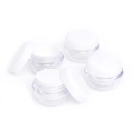kemasan pot jar kosmetik bahan akrilik premium dengan inner lid