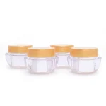 kemasan pot kosmetik premium bahan akrilik transparan