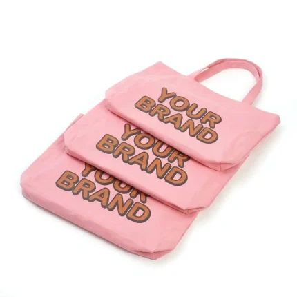 merchandise COTTON CANVAS TOTTE BAG 4 varian warna pink