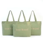 merchandise COTTON CANVAS TOTTE BAG 5 varian warna hijau