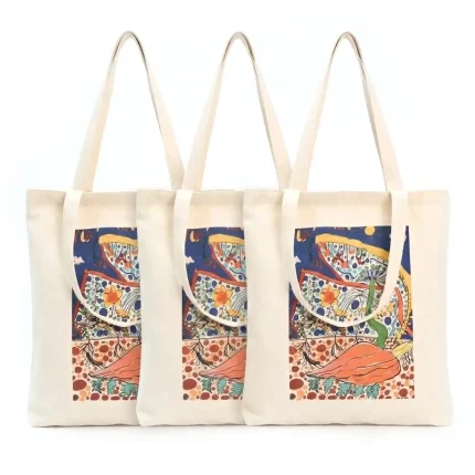 merchandise tote bag bahan canvas awet dan tahan lama